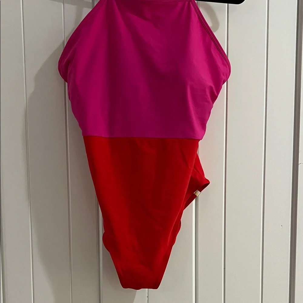 Summersalt Vibrant Pink and Red Swimsuit